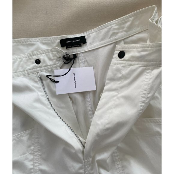 NWT Isabel Marant White "Ferima" Pants, size 40. Fits like a size 6/8 - Picture 14 of 17